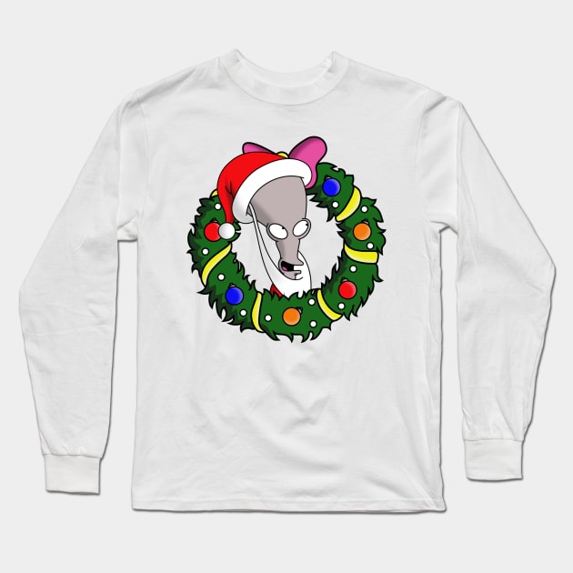 AMERICAN DAD CHRISTMAS Long Sleeve T-Shirt by art_of_josh